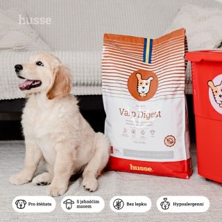 🐶 S krmivem Valp Digest budou spokojená i ty nejcitlivější štěněčí bříška. 🐾❤️ Krmivo je bezlepkové, hypoalergenní a...
